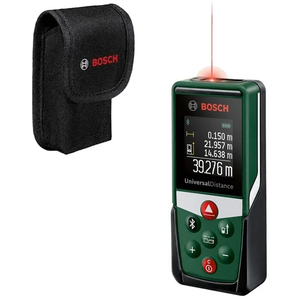 Bosch - UniversalDistance 50C - Telémetro láser, 50 m, +/- 2 mm / m, - valores almacenados, Bluetooth, Pantalla color